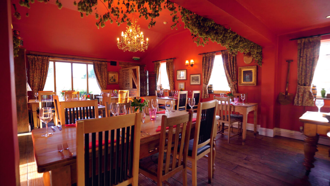 The Oak Inn Staplow Restaurant near Ledbury