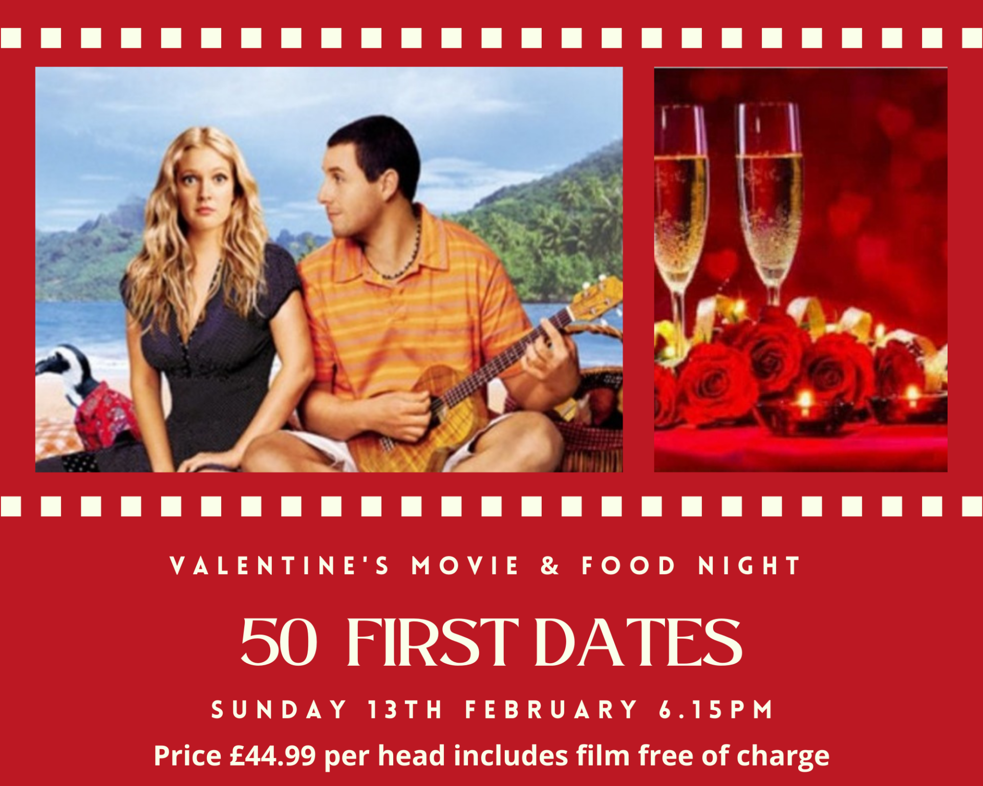 Valentines Movie Event - 50 First Dates