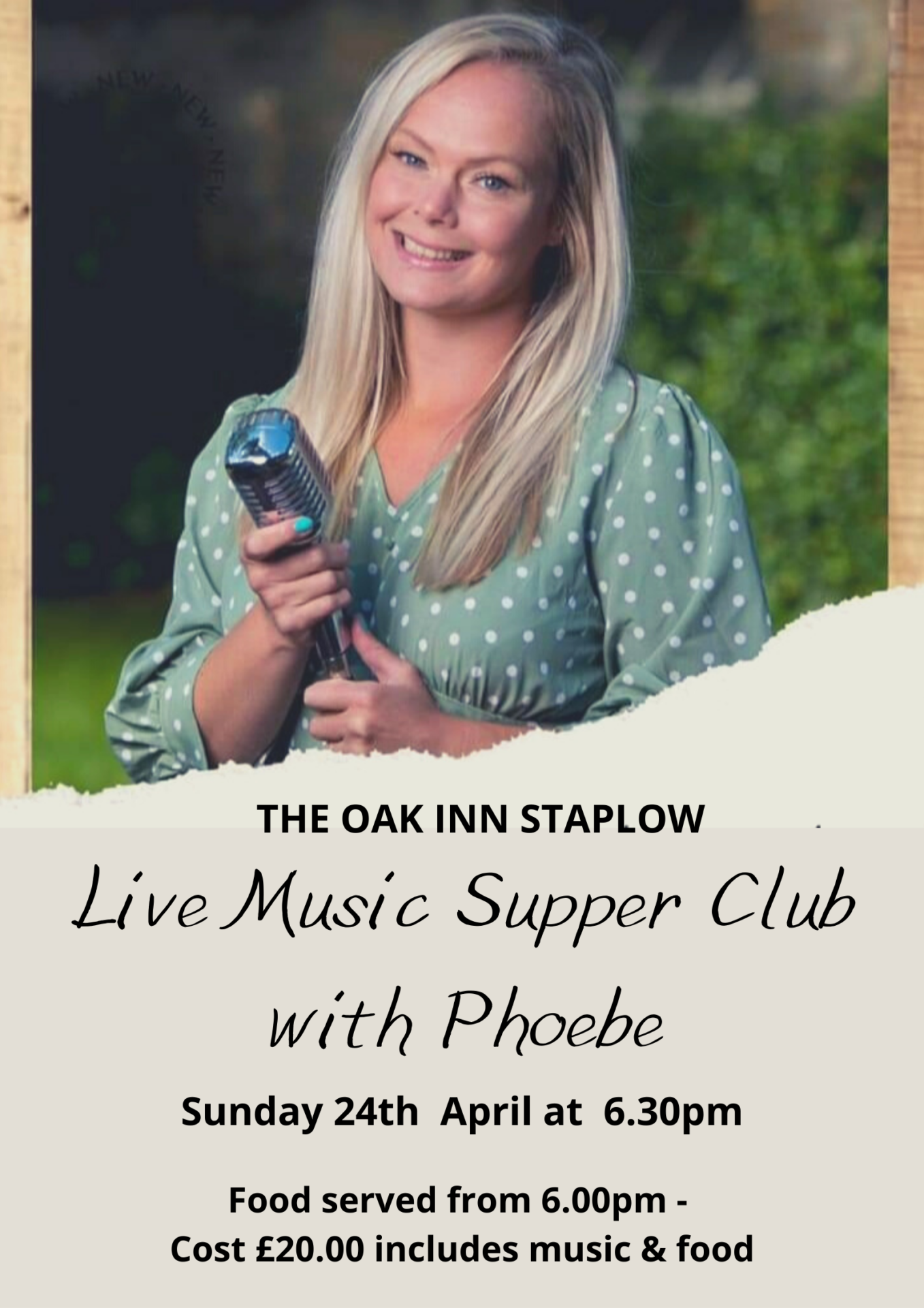 live music event the oak inn staplow ledbury