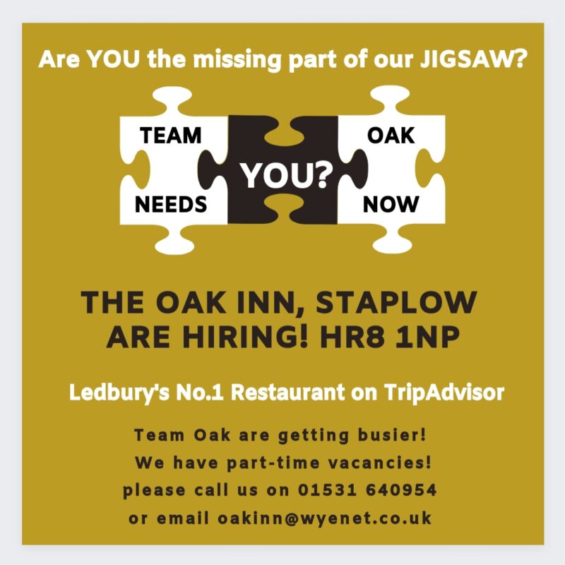 jobs at the oak inn