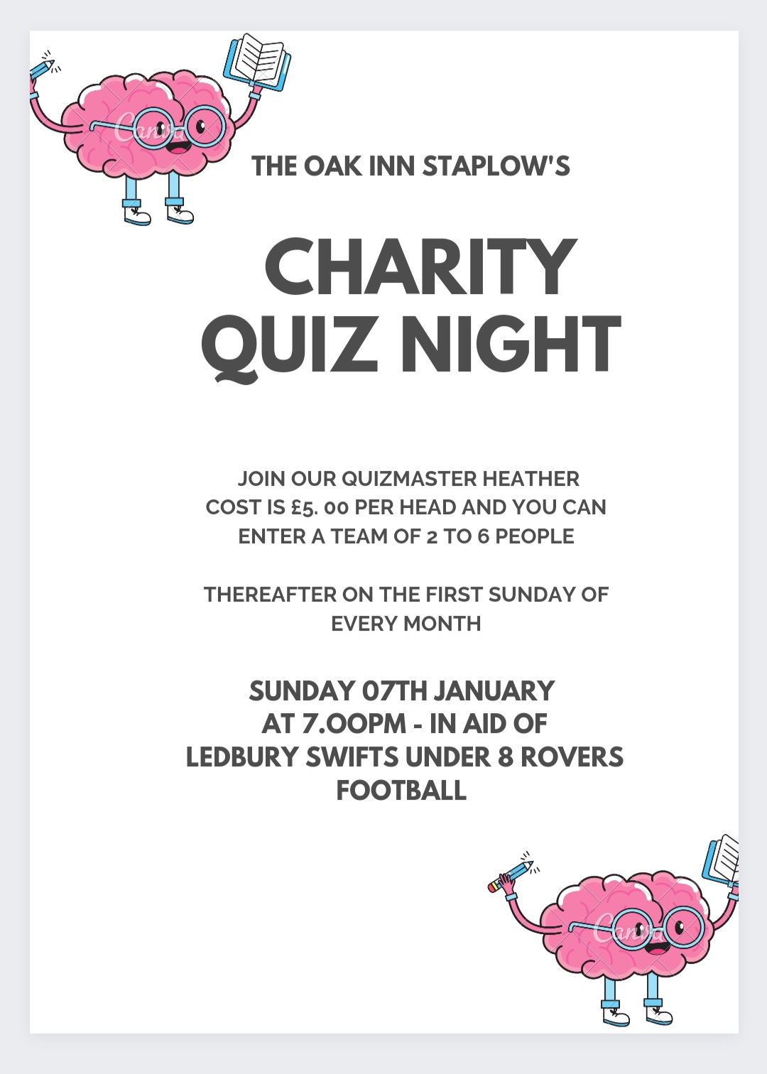 January quiz at the oak inn staplow Ledbury, herefordshire
